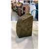 Image 2 : PAIR OF BRASS ORE BOOKENDS