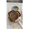 Image 3 : Antique wood purse and 1 cup teapot