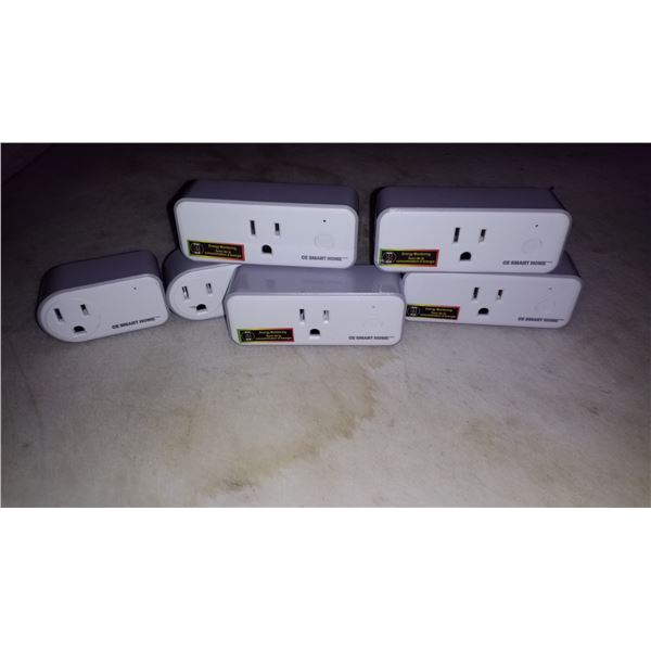 6 CE SMART HOME WIFI PLUGS