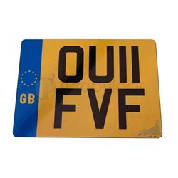James Bond: Skyfall Raoul Silvia License Plate