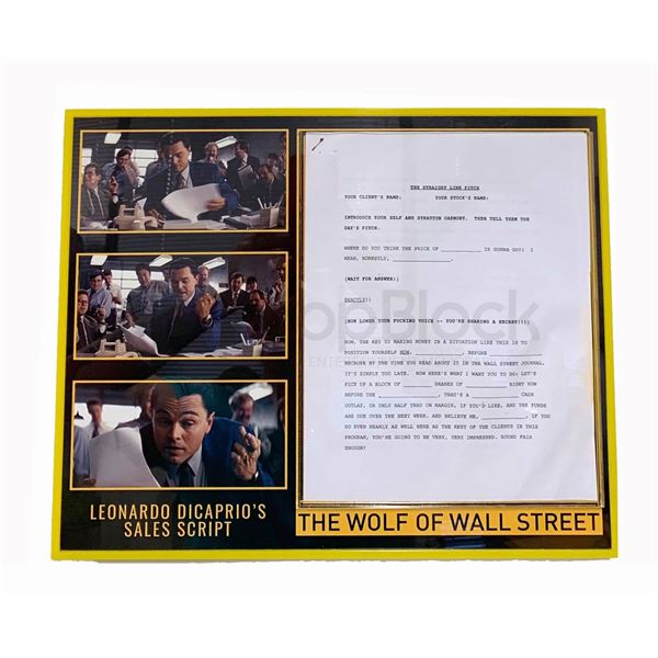 The Wolf of Wall Street Jordan Belfort's Sales Script