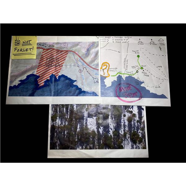 Never Hike Alone in the Snow (Friday the 13th) Prop Map