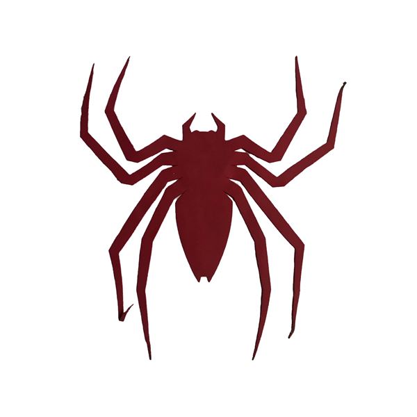 Spiderman II Original Spiderman Costume Back Spider Emblem