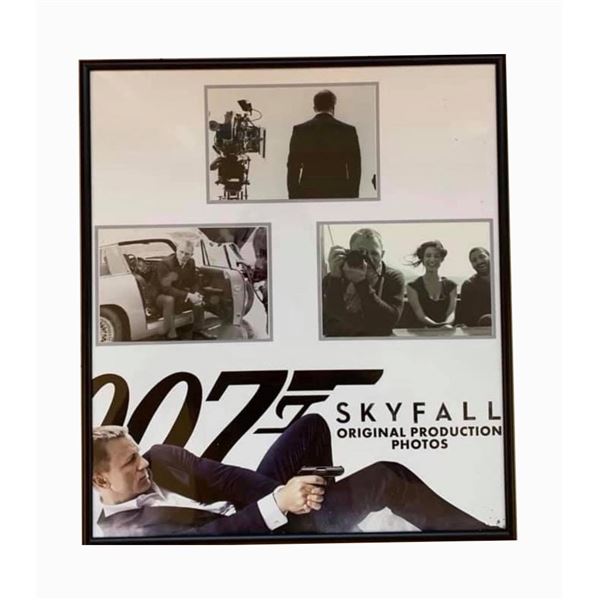 James Bond: Skyfall Original Production Photograph Display