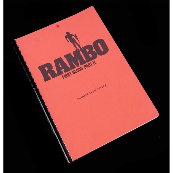 Rambo: First Blood Part II Production Notes