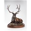 Image 1 : Elk Sculpture "King of His Domain" by Greg O'Neal