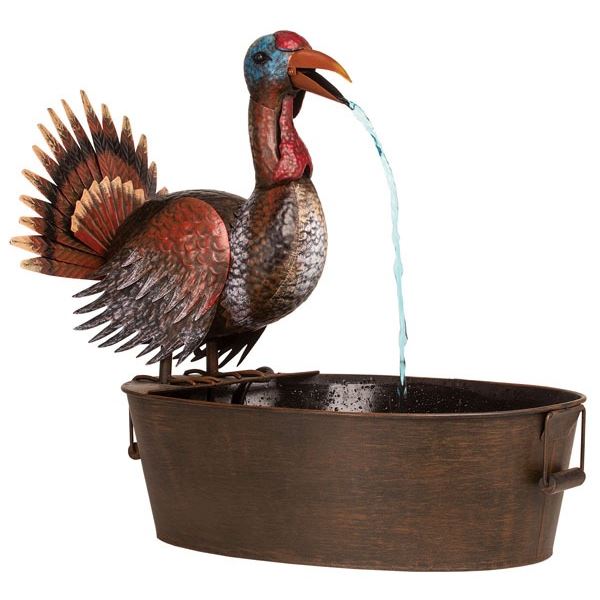 Bobbing Turkey Fountain