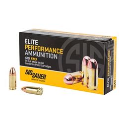 SIG AMMO 9MM 115GR FMJ - 50 Rds
