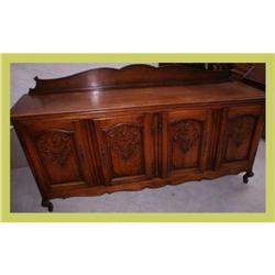French Louis XV Sideboard Carved Buffet Server #1590116