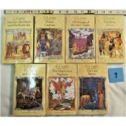 set of 7 C.S. Lewis books - 1950's
