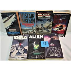 7 assorted pocket books