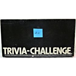 Trivia challenge board game first edition 1983