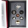 Image 2 : 1994 Canada Prestige (double dollar) Proof Set - Loon / Last RCMP Dog Team Patrol (black case)
