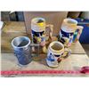 Image 1 : 4 Beer Steins