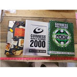 3 Guiness World Record Books 1990, 2000, 2002