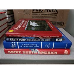 4 World Books (Saskatchewan, North America, Etc)