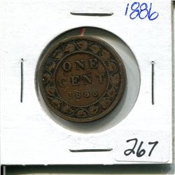 1886 large cent