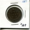 Image 1 : 1887 large cent