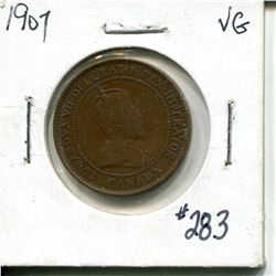 1907 large cent