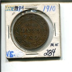1910 large cent