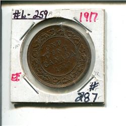 1917 large cent