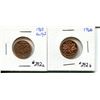 Image 1 : 1965 + 1966 one cent UNC
