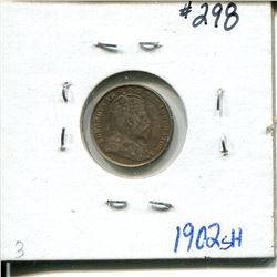 1902 5 cents silver