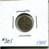 Image 1 : 1905 5 cents silver