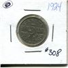 Image 1 : 1924 5 cents
