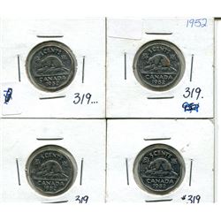 4 1952 5 cents