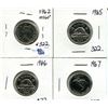 Image 1 : 1962, 65, 66, 67 5 cents MS