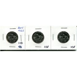 3 2005 25 cents Saskatchewan