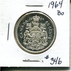 1964 50 cents silver