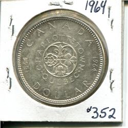 1964 silver dollar MS