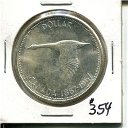 1967 silver dollar UNC