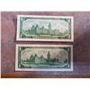 Image 2 : 2x 1967 $1 UNC sequential