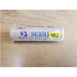 1965 5 cents roll UNC