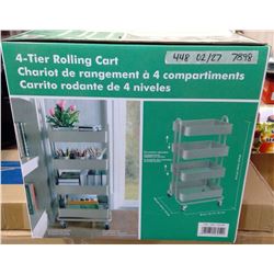 NEW 4-Tier Rolling Cart see box dimensions