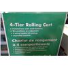 Image 5 : NEW 4-Tier Rolling Cart see box dimensions