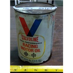 Vintage Valvoline Oil Tin - full