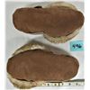 Image 3 : Women's size 9 sheepskin lined moccasins bear paw logos