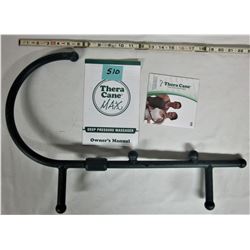 Thera Cane MAX deep pressure massager/instructions & DVD intro