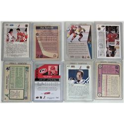 8 NHL Rookie cards Hasek-Housley-Koivu-Skinner-Pronger-Verbeek-Samsanov-Broten