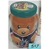 Image 2 : Rare Kraft New York Rangers NHL glass bear bank/uniform
