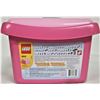 Image 6 : 2012 Lego set #4625 'girls' brick box pink house 100% instructions contain with lid