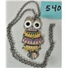 Image 1 : Owl jointed pendant s/c 28" chain