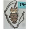 Image 2 : Owl jointed pendant s/c 28" chain