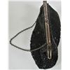 Image 5 : Vintage 5" black beaded purse - Made in France