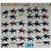 Image 1 : Lot of miniature vintage plastic Western 14 cowboys, 16 indians, 35 horses