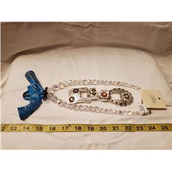 Cowgirl Necklace & 2 Buckles w/ Conches
